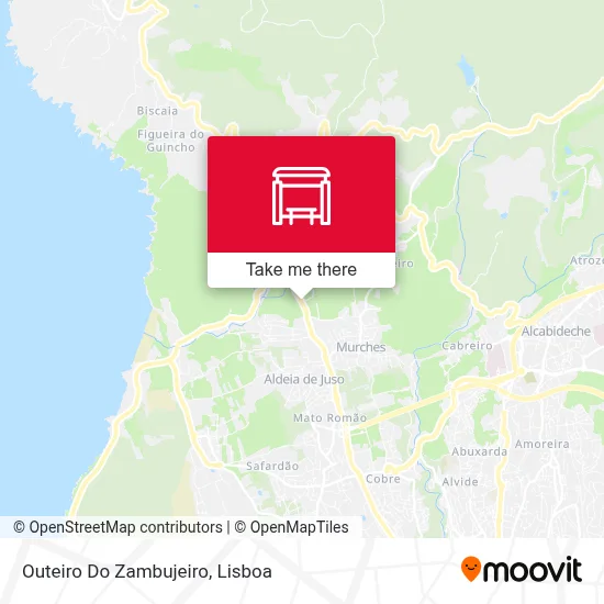 Outeiro Do Zambujeiro map