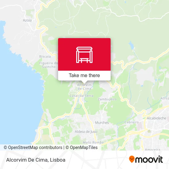 Alcorvim De Cima map