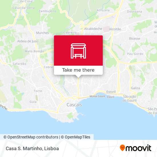 Casa S. Martinho mapa