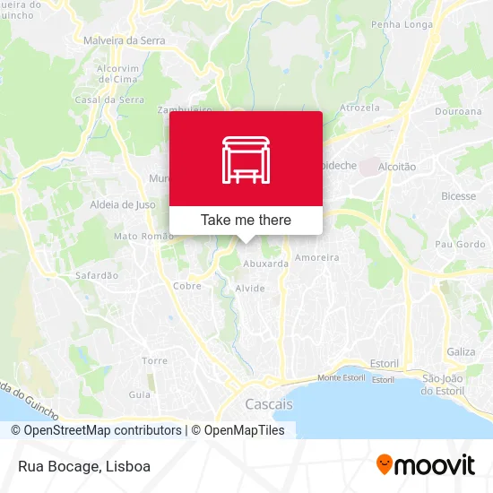 Rua Bocage map