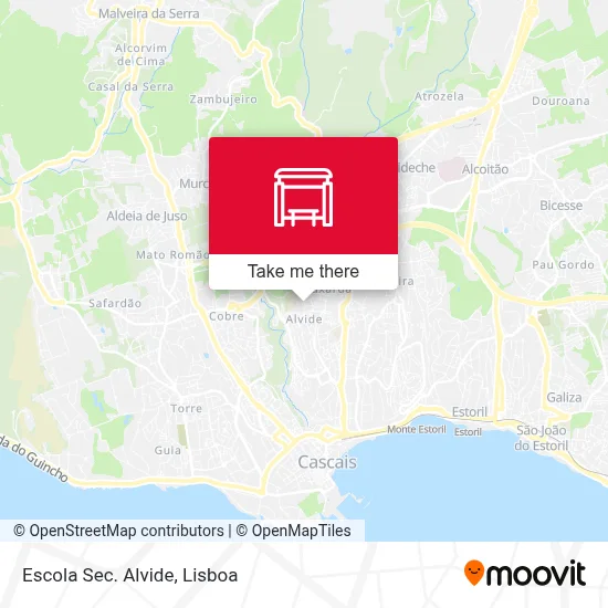 Escola Sec. Alvide map