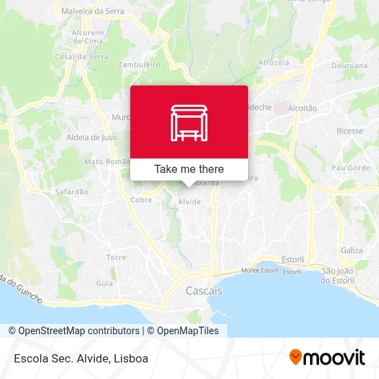 Escola Sec. Alvide map