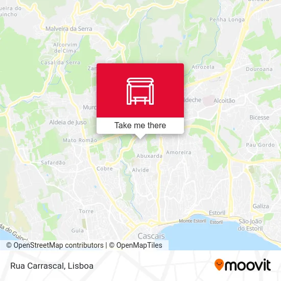 Rua Carrascal map