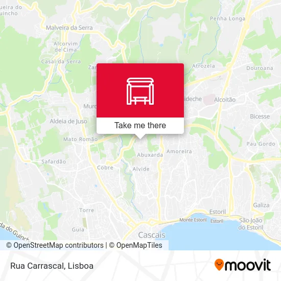 Rua Carrascal map