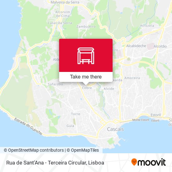 Rua de Sant'Ana - Terceira Circular mapa
