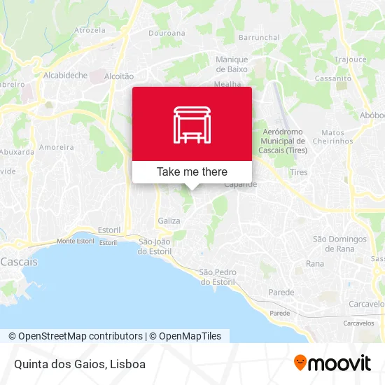 Quinta dos Gaios map
