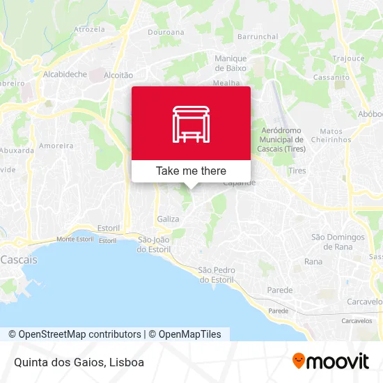 Quinta dos Gaios map