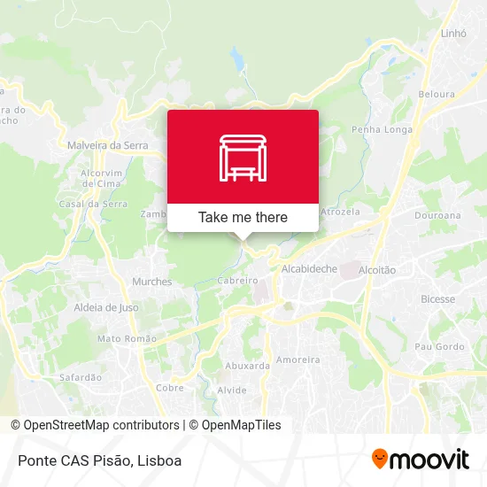 Ponte CAS Pisão map