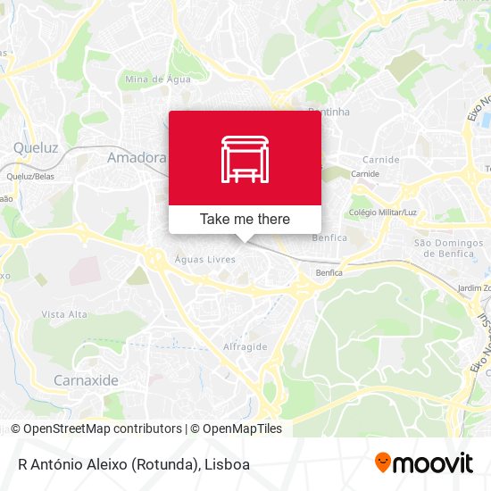 R António Aleixo (Rotunda) map
