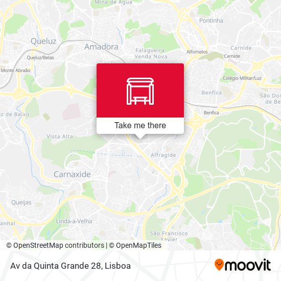 Av da Quinta Grande 28 mapa