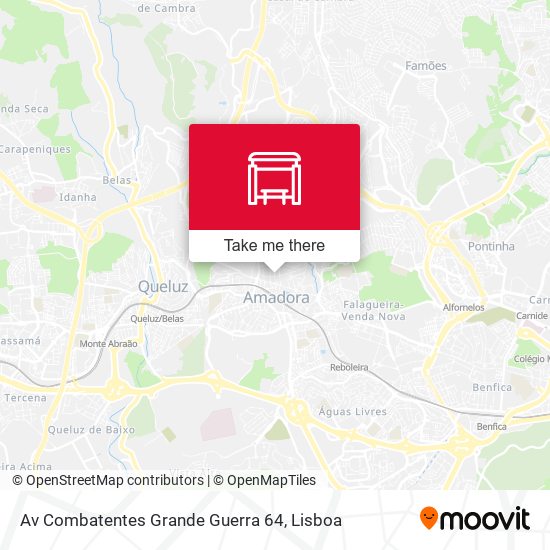 Av Combatentes Grande Guerra 64 mapa