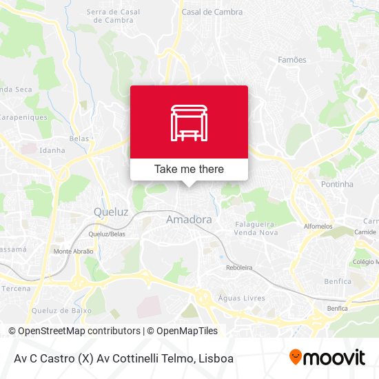 Av C Castro (X) Av Cottinelli Telmo map