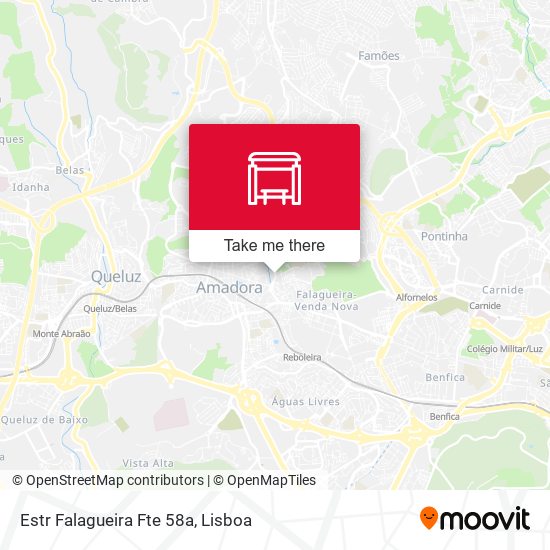 Estr Falagueira Fte 58a mapa