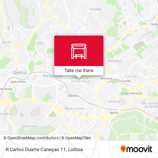 R Carlos Duarte Caneças 11 map