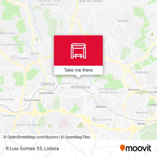 R Luis Gomes 55 mapa