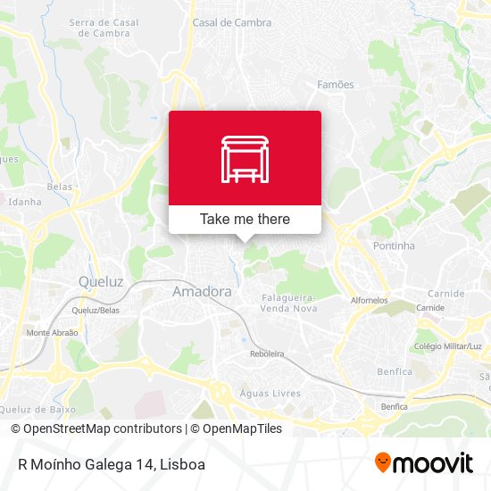R Moínho Galega 14 mapa