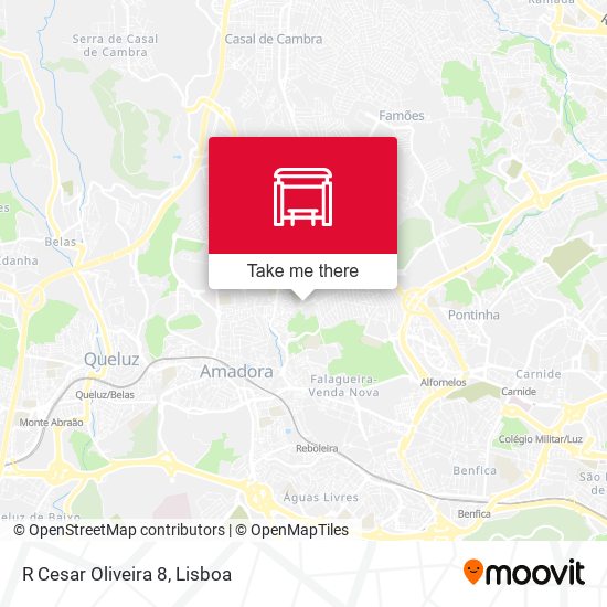 R Cesar Oliveira 8 mapa