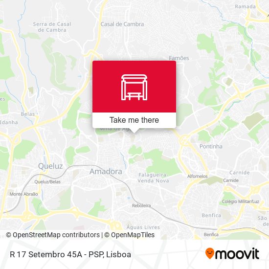 R 17 Setembro 45A - PSP mapa