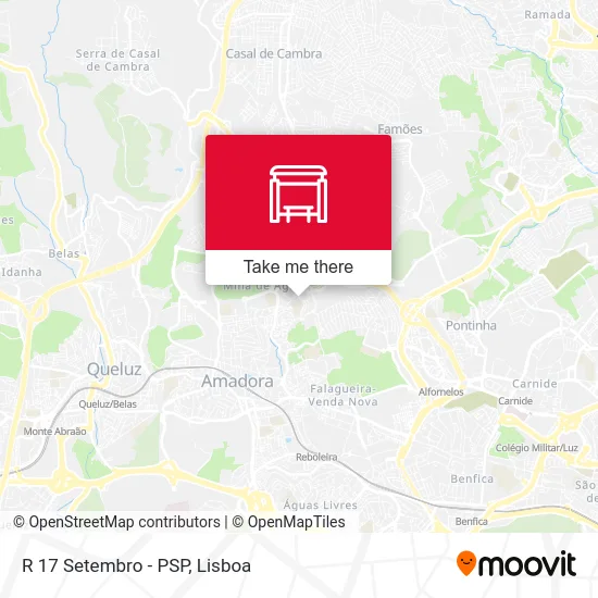 R 17 Setembro - PSP map