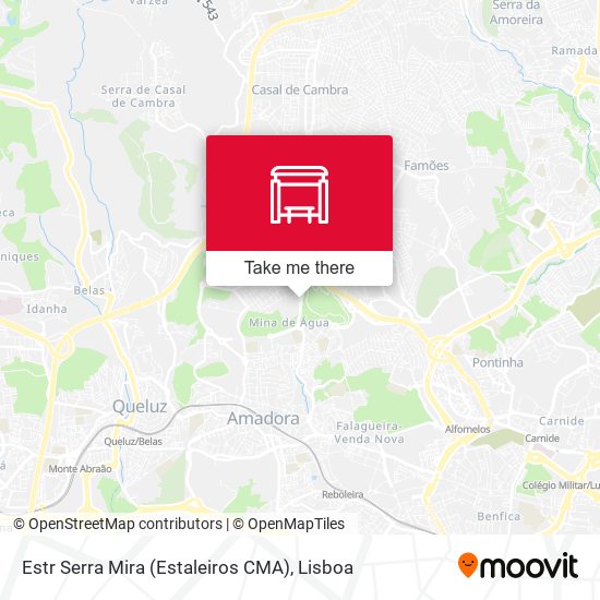 Estr Serra Mira (Estaleiros CMA) map