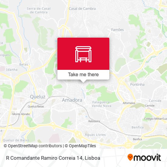 R Comandante Ramiro Correia 14 map