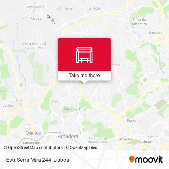 Estr Serra Mira 244 mapa
