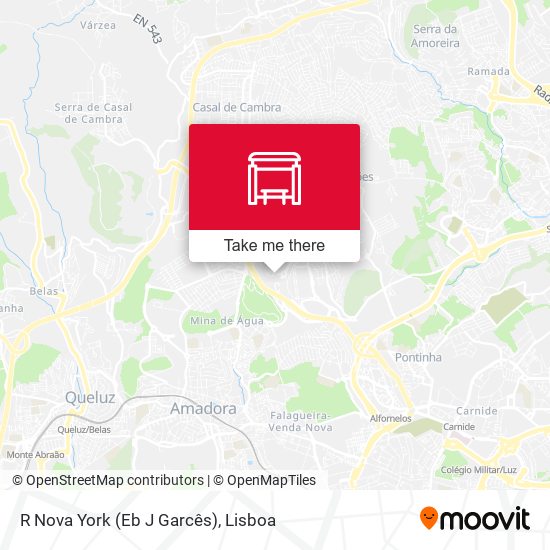 R Nova York (Eb J Garcês) map