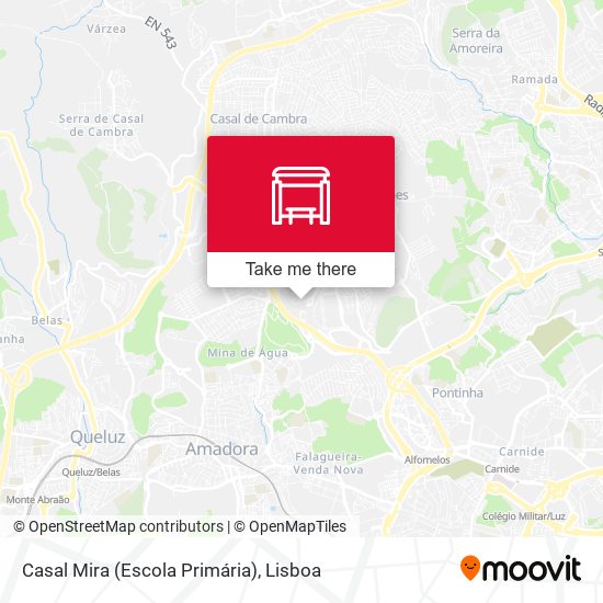 Casal Mira (Escola Primária) mapa