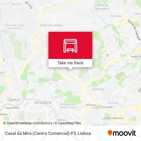 Casal da Mira (Centro Comercial) P3 map
