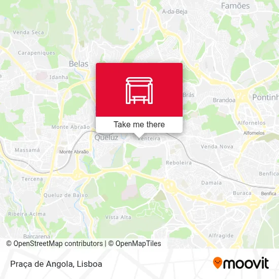 Praça de Angola map