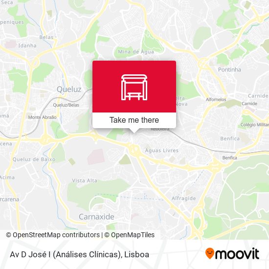 Av D José I (Análises Clínicas) mapa