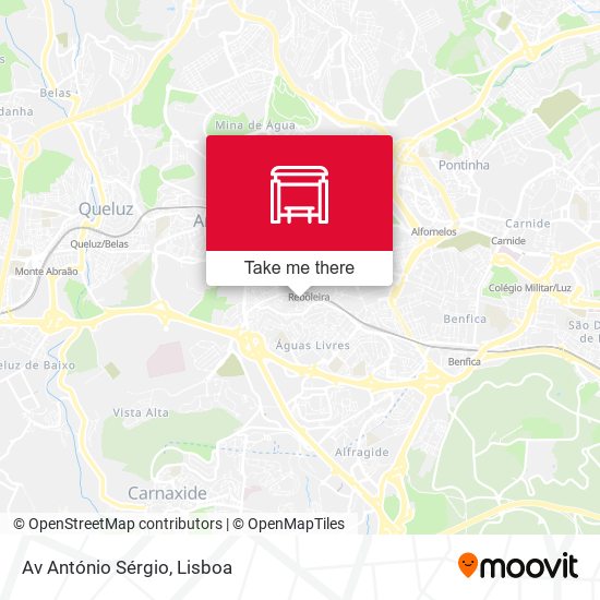 Av António Sérgio map