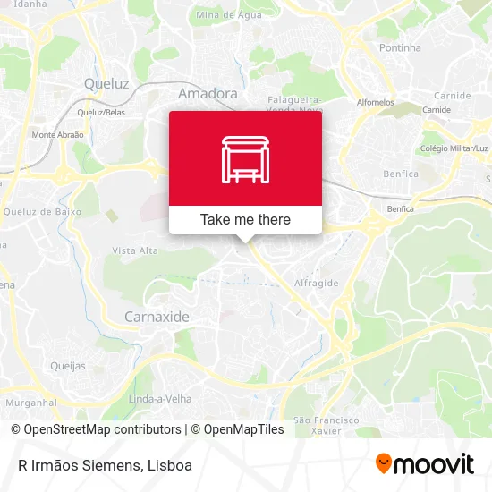 R Irmãos Siemens map