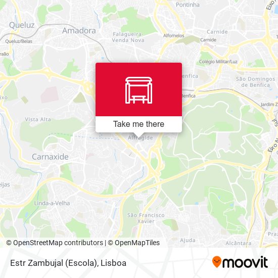 Estr Zambujal (Escola) mapa