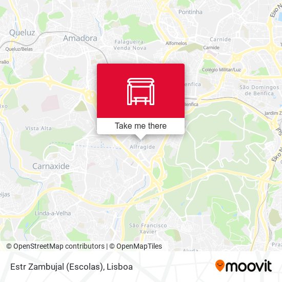 Estr Zambujal (Escolas) mapa