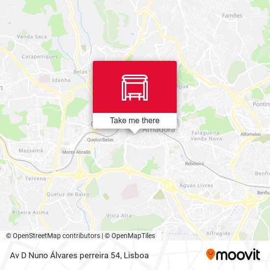 Av D Nuno Álvares perreira 54 map