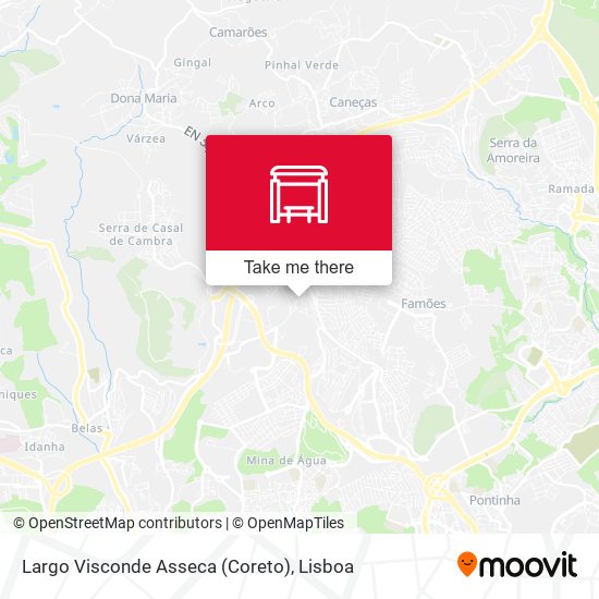 Largo Visconde Asseca (Coreto) map
