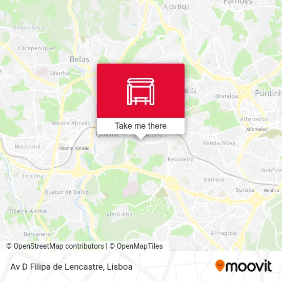 Av D Filipa de Lencastre map