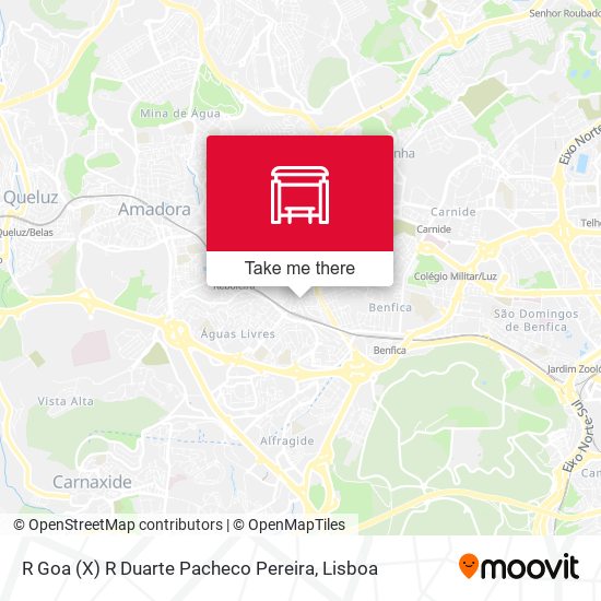 R Goa (X) R Duarte Pacheco Pereira map