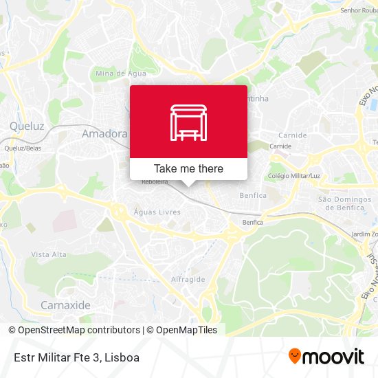 Estr Militar Fte 3 mapa