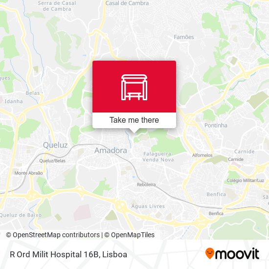 R Ord Milit Hospital 16B map
