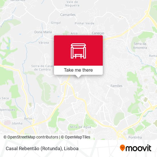 Casal Rebentão (Rotunda) map