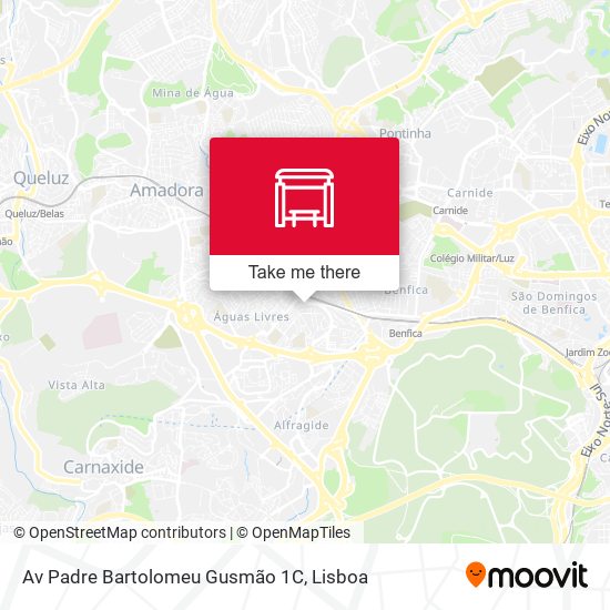 Av Padre Bartolomeu Gusmão 1C mapa