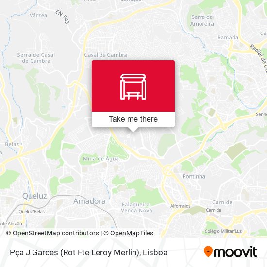 Pça J Garcês (Rot Fte Leroy Merlin) map