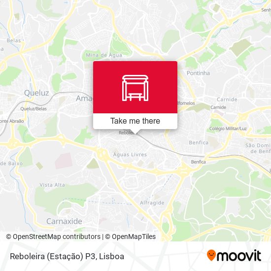 Reboleira (Estação) P3 map