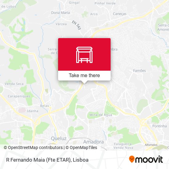 R Fernando Maia (Fte ETAR) mapa