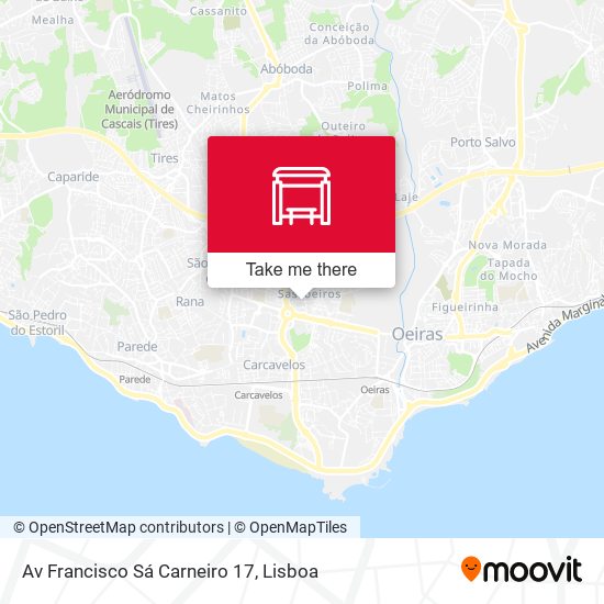 Av Francisco Sá Carneiro 17 mapa