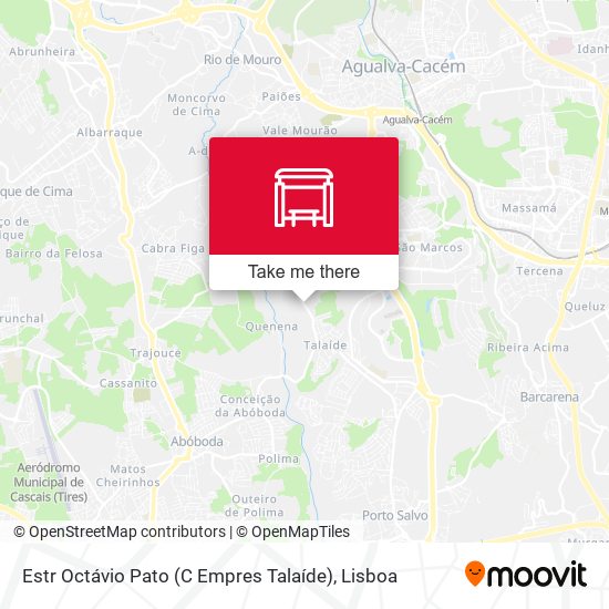 Estr Octávio Pato (C Empres Talaíde) map