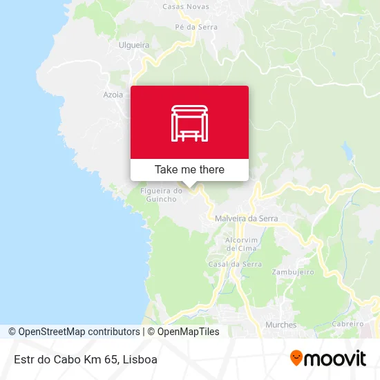 Estr do Cabo Km 65 map