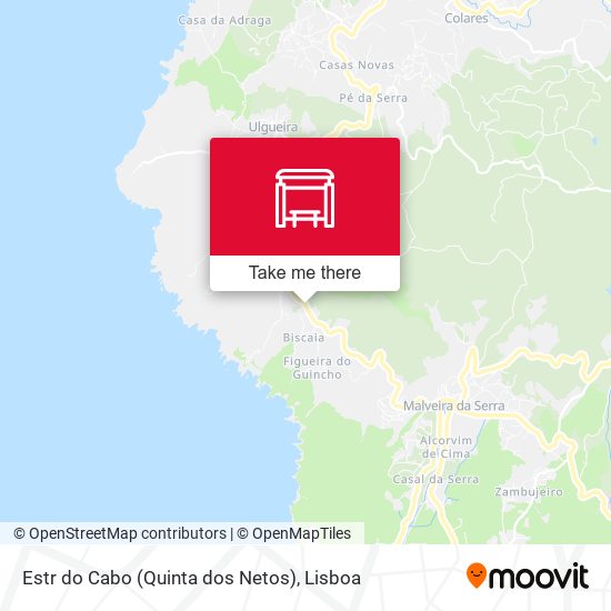 Estr do Cabo (Quinta dos Netos) map